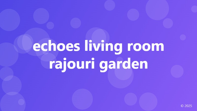 echoes living room rajouri garden
