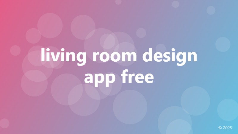 living room design app free