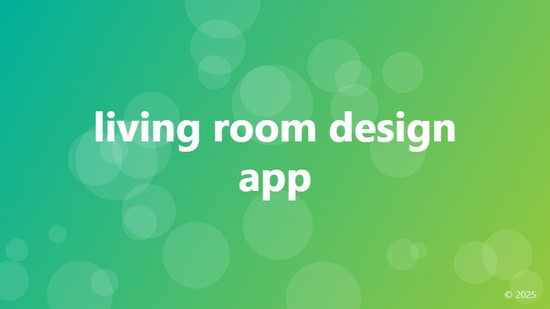 living room design app