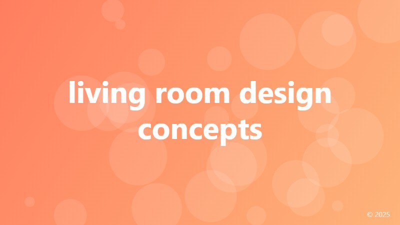 living room design concepts