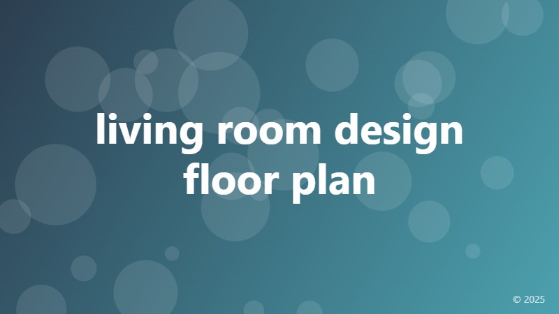living room design floor plan