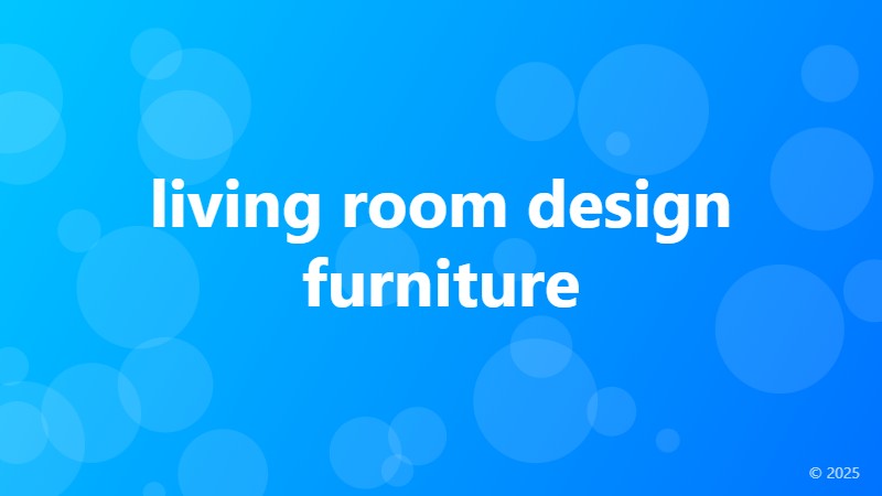 living room design furniture