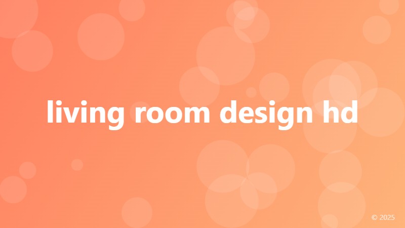 living room design hd