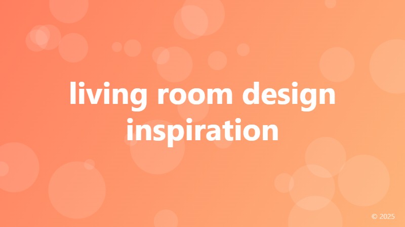 living room design inspiration