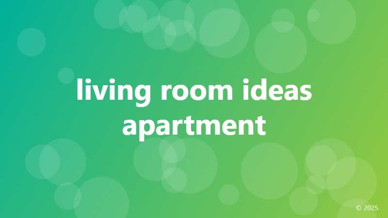 living room ideas apartment