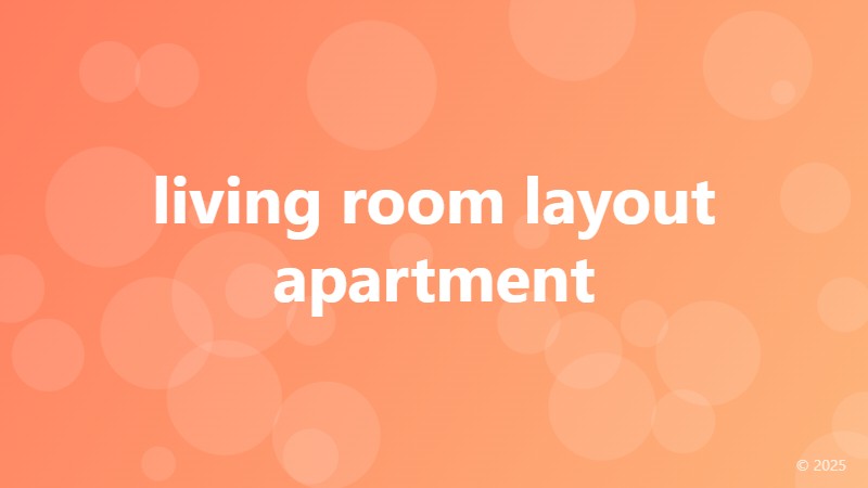 living room layout apartment